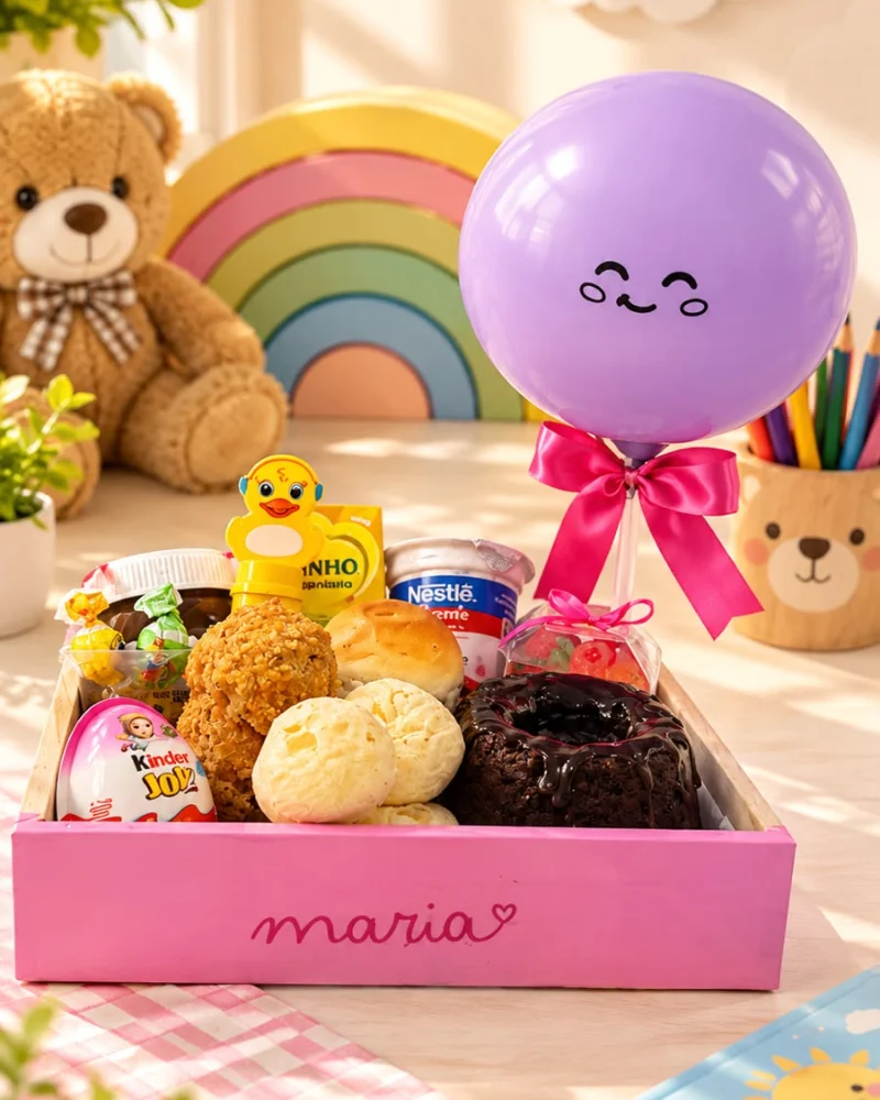 Cesta Infantil de Café da Manhã